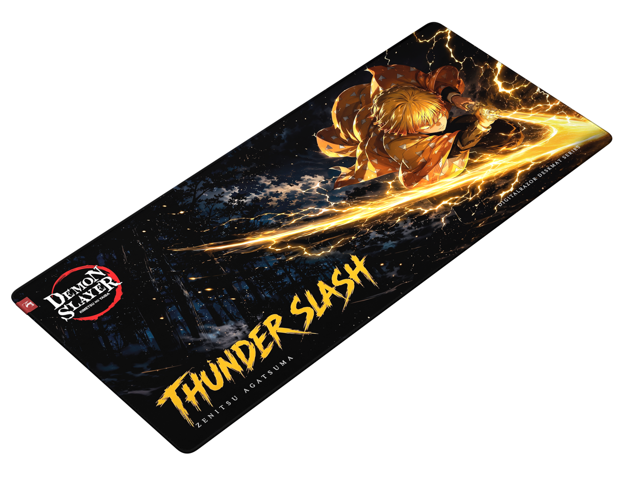 Коврик для мыши DigitalRazor DigitalRazor Demon Slayer Thunder Slash 90х40см, фото №1