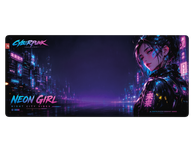 Коврик для мыши DigitalRazor DigitalRazor Neon Girl Cyberpunk 90х40см, фото №5
