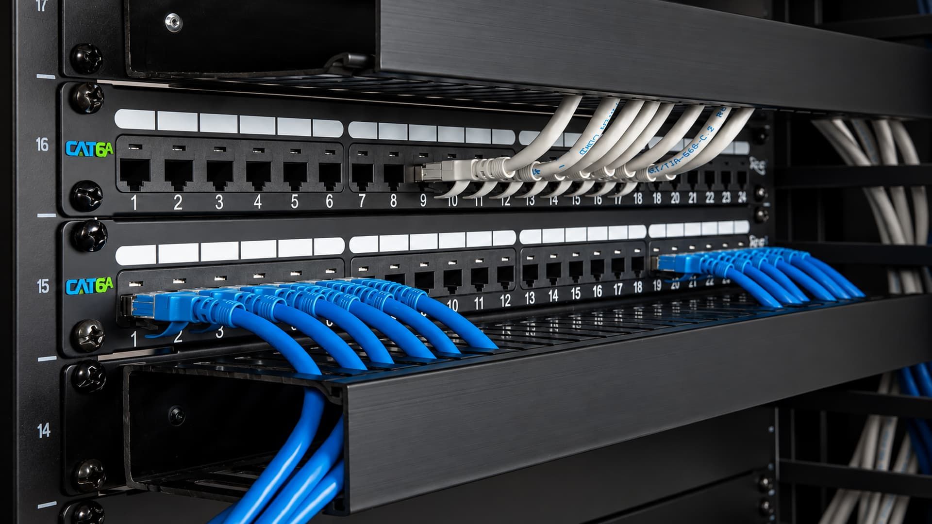 Патч-панели и органайзеры для сервера Rack