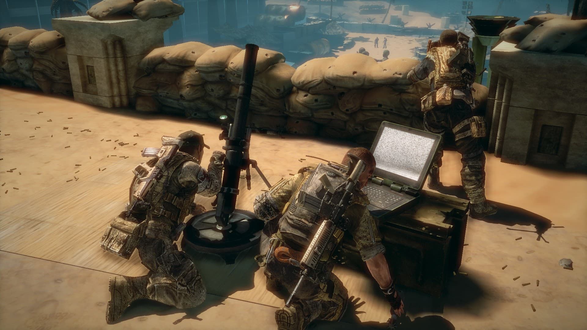 Spec Ops: The Line (2012) — наведение мортиры