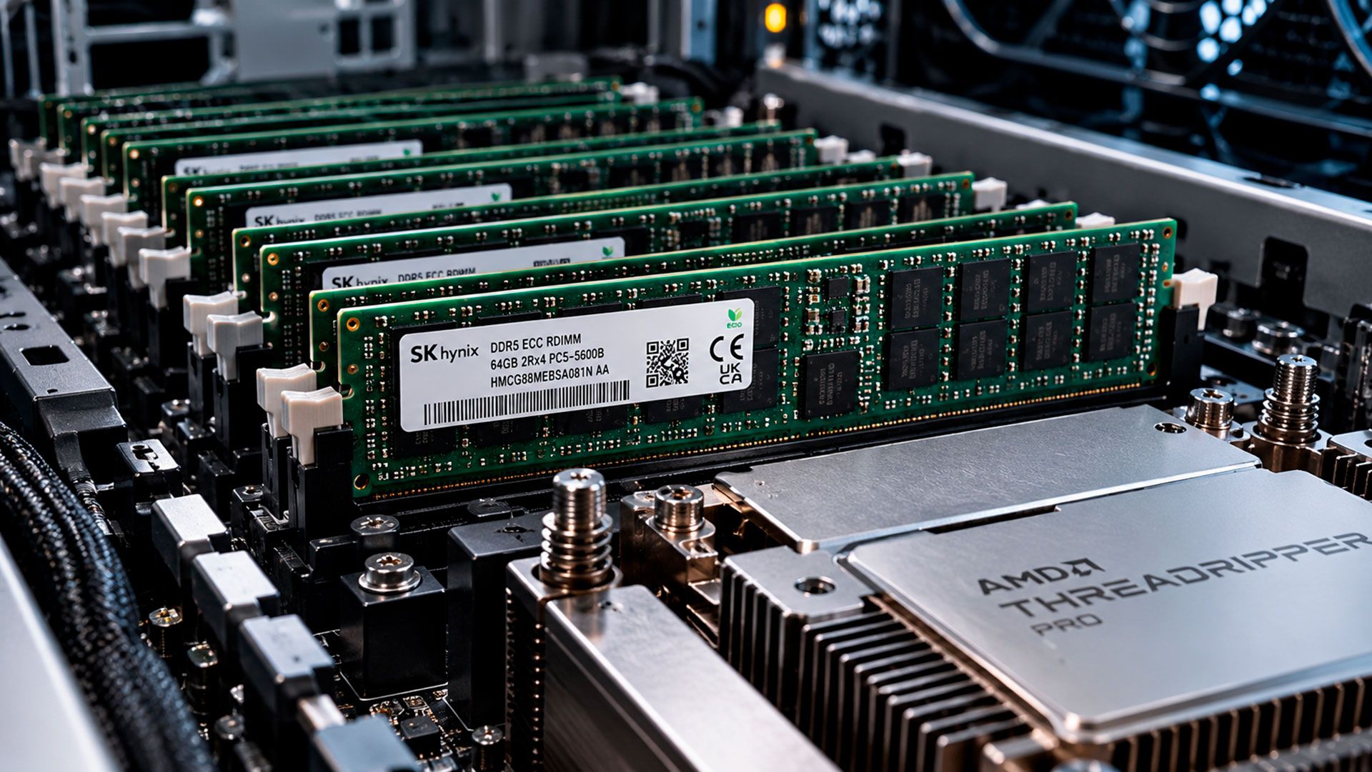 модули DDR5 ECC в рабочей станции