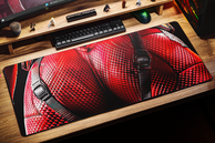Коврик для мыши DigitalRazor Deadpool back full red 90x40см, фото №3