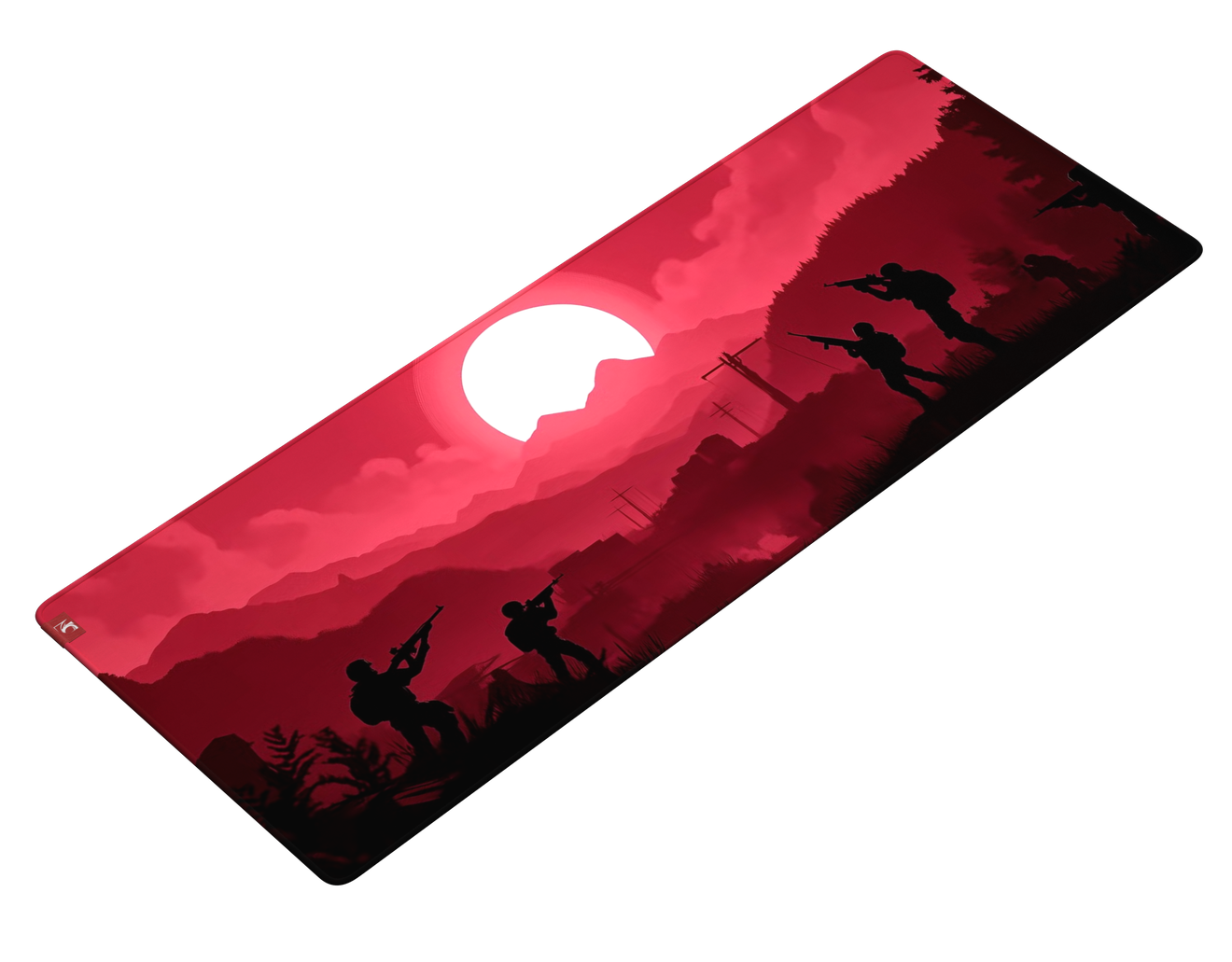 Коврик для мыши DigitalRazor RUST RED 80x30см, фото №1