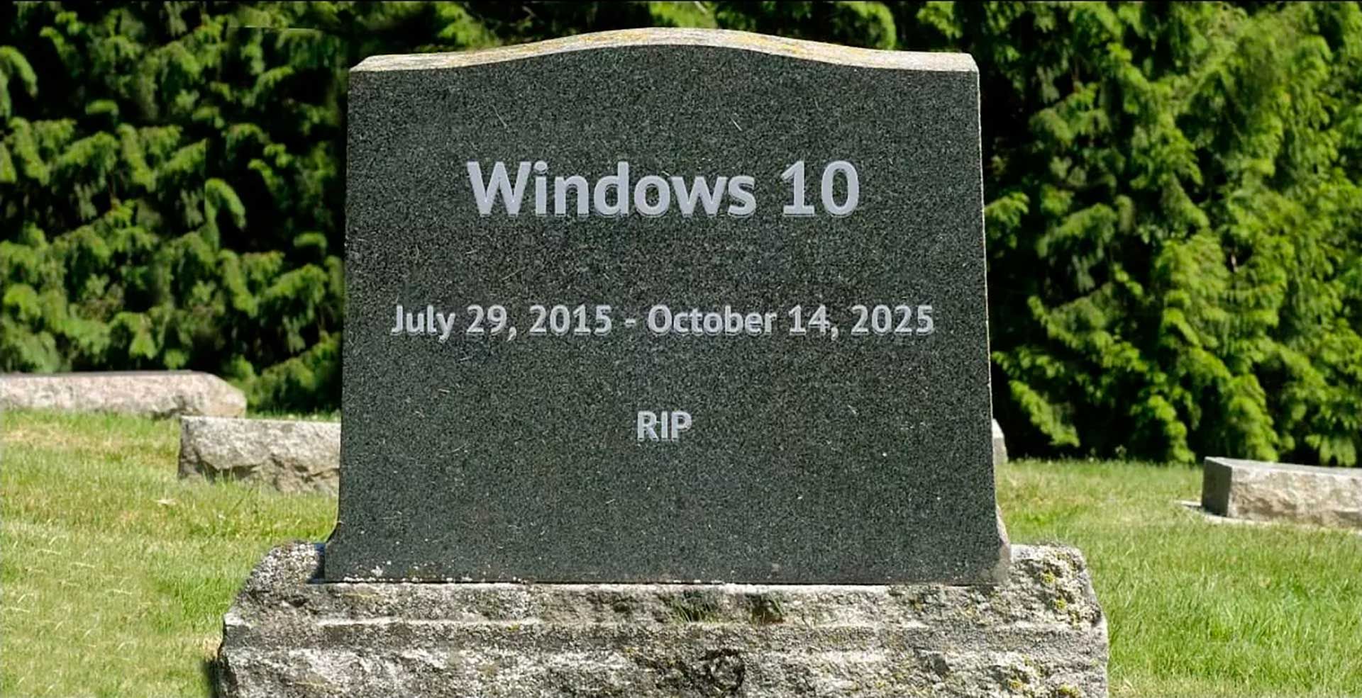 Поддержка Windows 10 закончилась