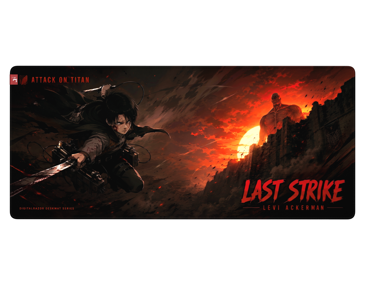 Коврик для мыши DigitalRazor DigitalRazor Attack on Titan Last Strike 90х40см, фото №5