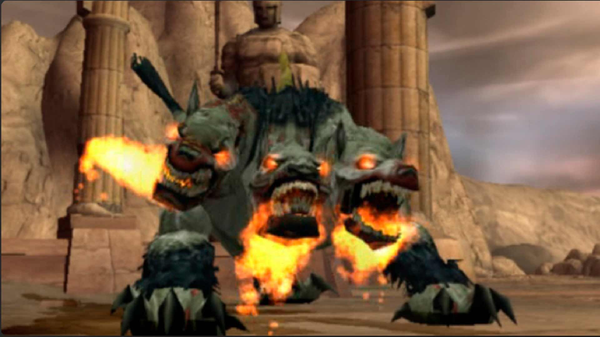 Первый цербер God of War (2005)