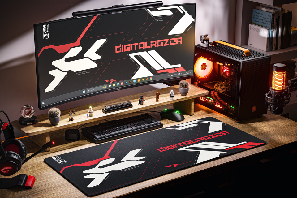 Branded Black Red 90x40см