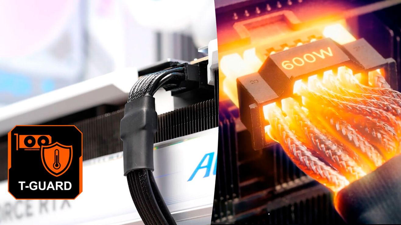Gigabyte представила активную защиту кабелей питания для мощных видеокарт