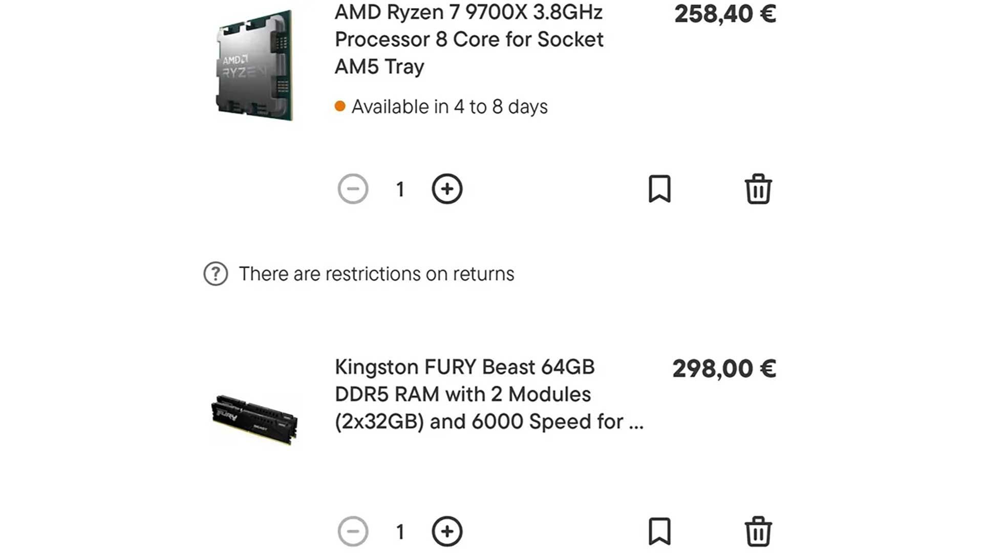 Оперативная память цены