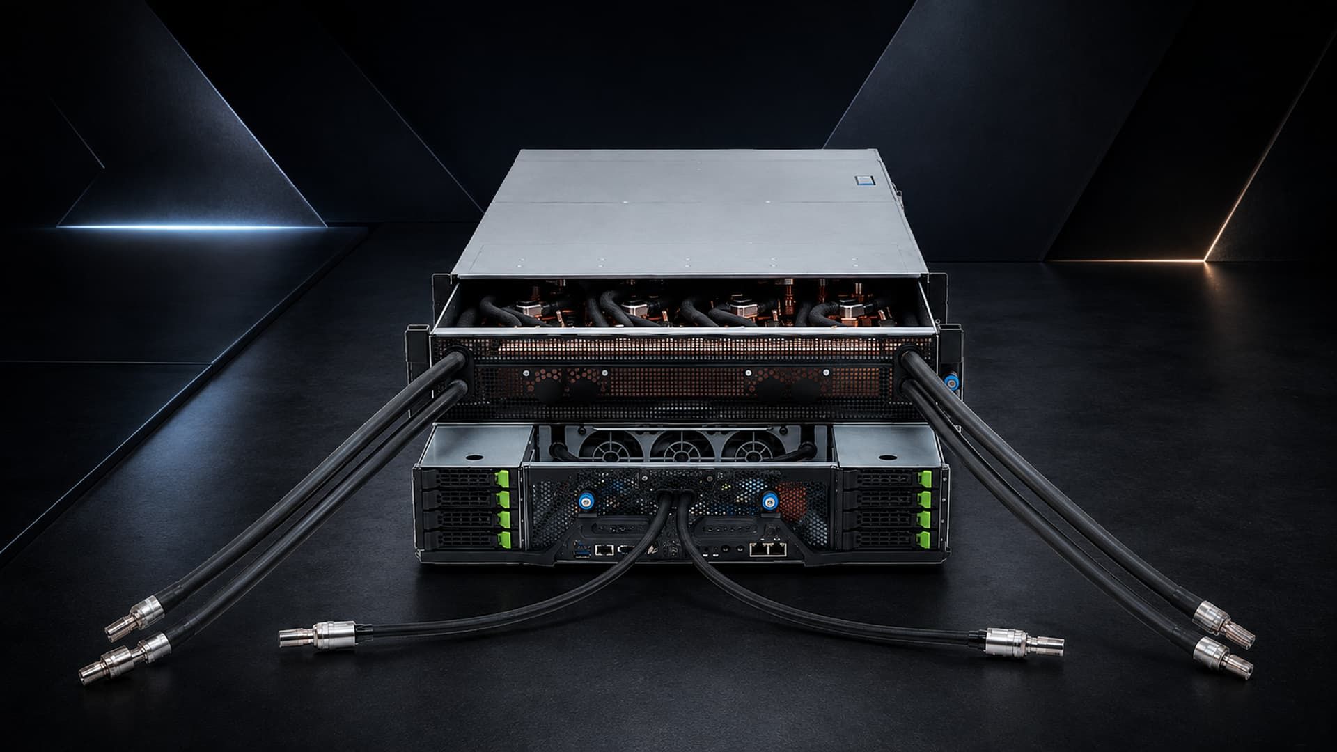 4U-сервер Gigabyte под HGX B300 и два EPYC Turin
