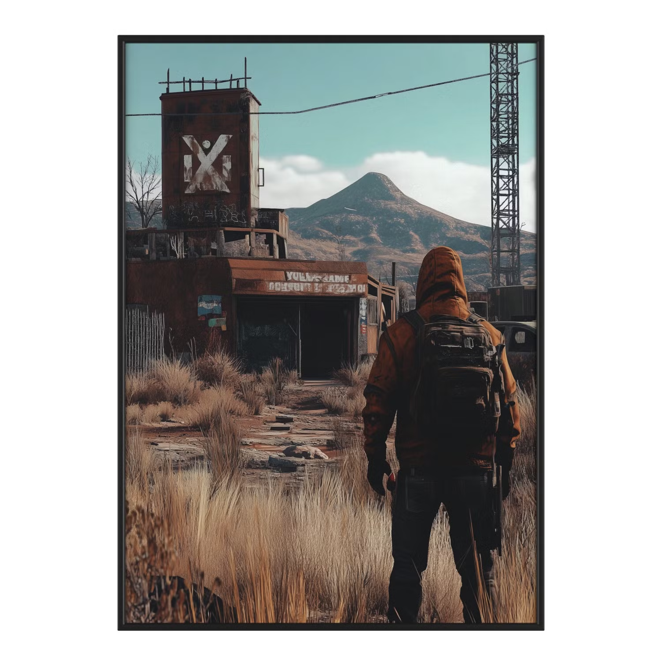 Постер DigitalRazor RUST Blue Sky, фото №1