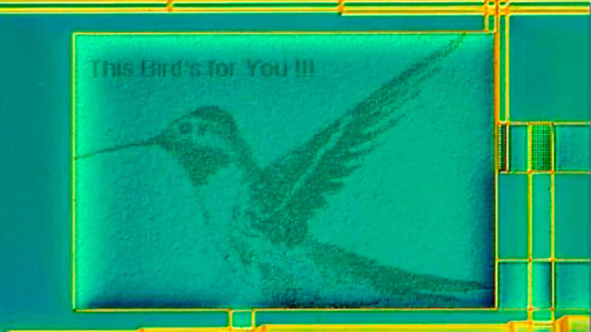 скрытое послание на поверхности кремния