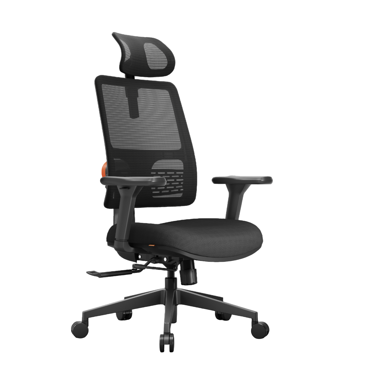 Кресло DigitalRazor FoxGear NETZ E Black, фото №3