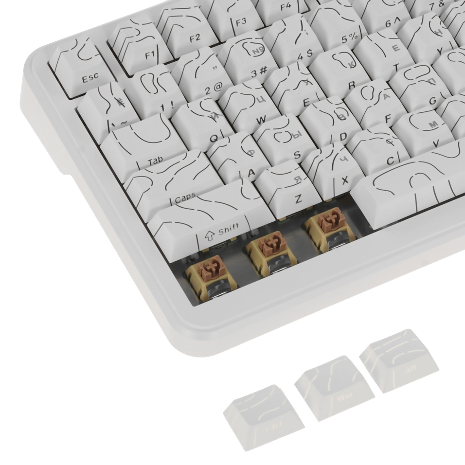 AJAZZ AK820 MAX Ultra White