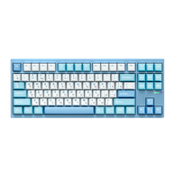 Клавиатура DigitalRazor MCHOSE GX87 Huano Matcha Latte v2 RGB Blue Nano Spraying RU, фото №1