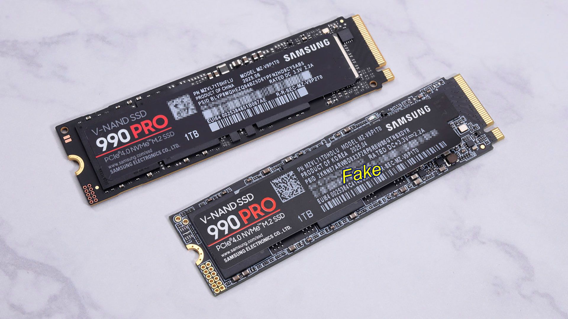 Скам нового уровня: фейковый SSD Samsung 990 PRO почти не хуже оригинала