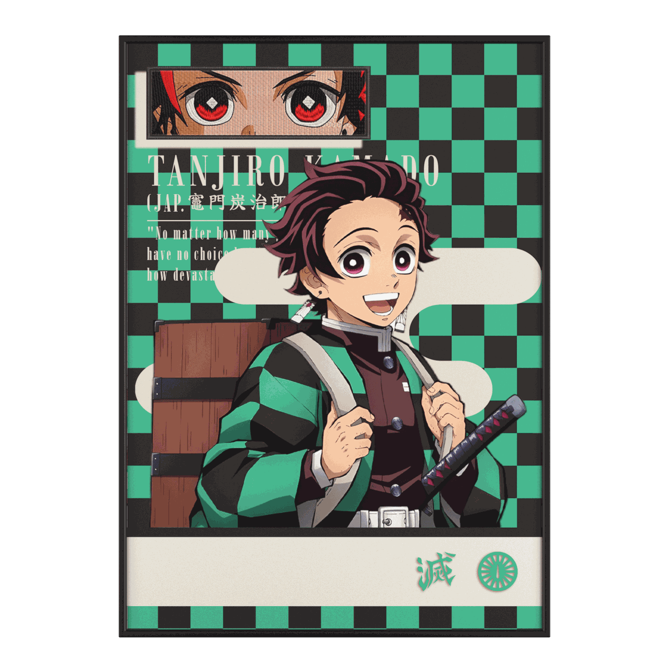 Постер DigitalRazor Demon Slayer Tanjiro, фото №1