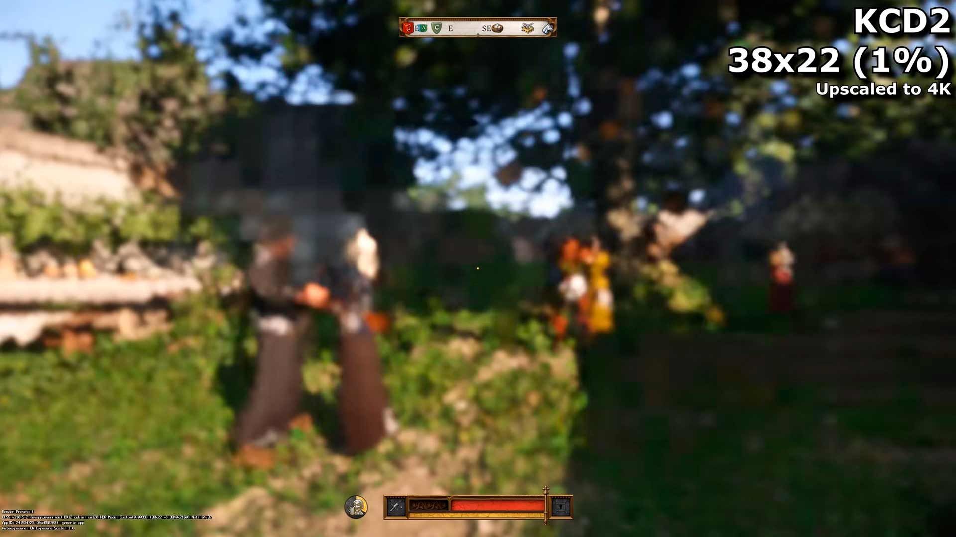 DLSS в сверхнизком разрешении