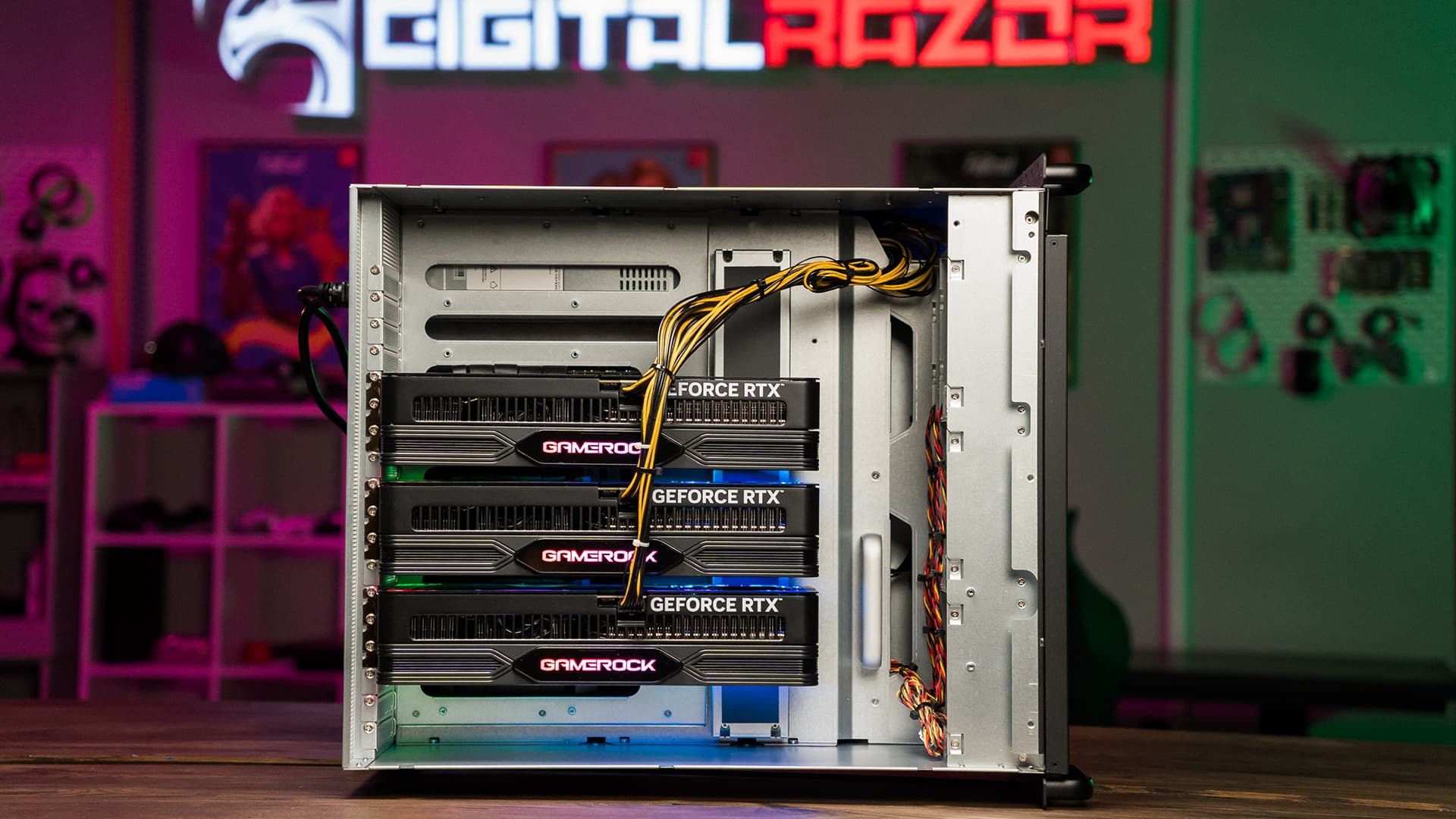 Сервер для ИИ 3xGPU DevBox AI