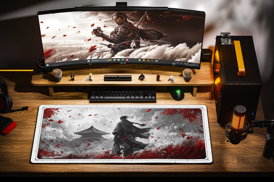 Ghost of Tsushima 90x40см