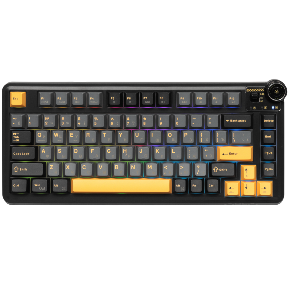 AULA AU75 Black Yellow