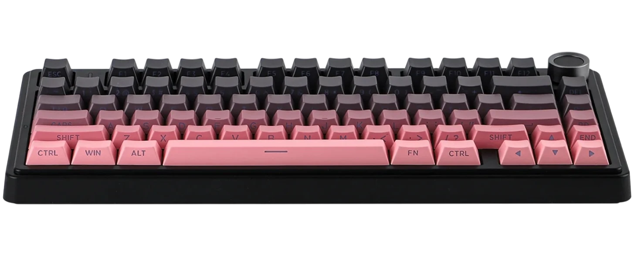 Клавиатура DigitalRazor AULA F75 Black-Pink, фото №4