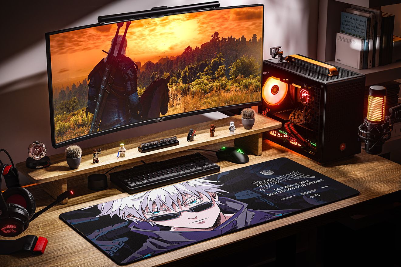 Коврик для мыши DigitalRazor DigitalRazor x NIKIFILINI - SATORU 90x40см, фото №4