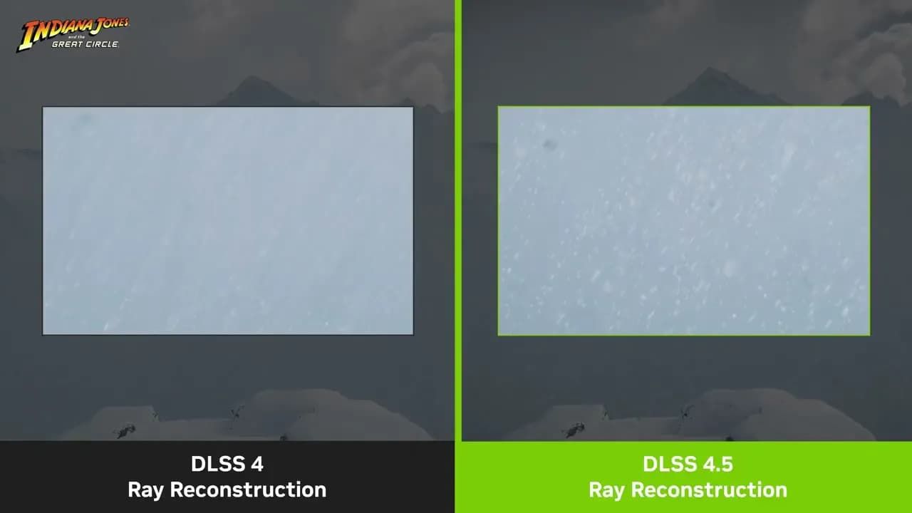 DLSS 4 vs DLSS 4.5 in Indiana Jones