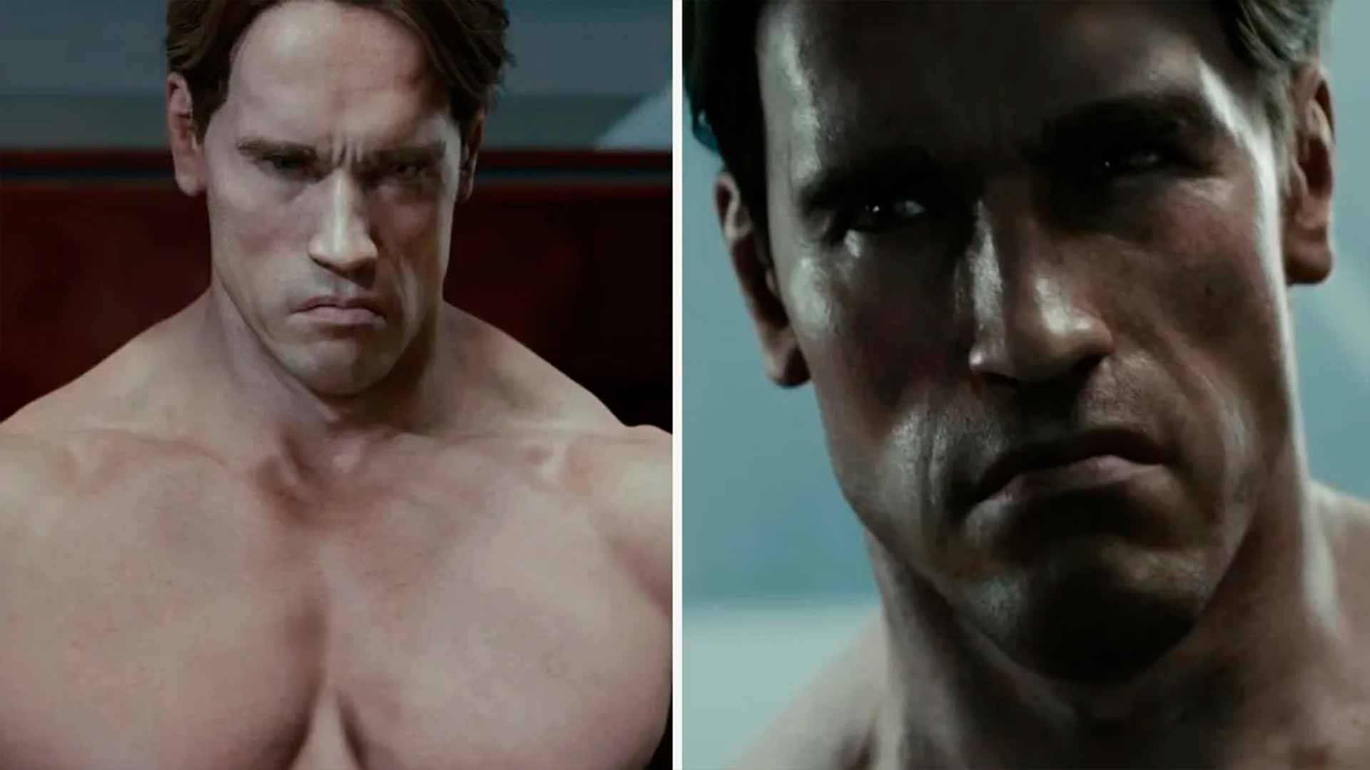 3D-модель молодого Арнольда Шварценеггера