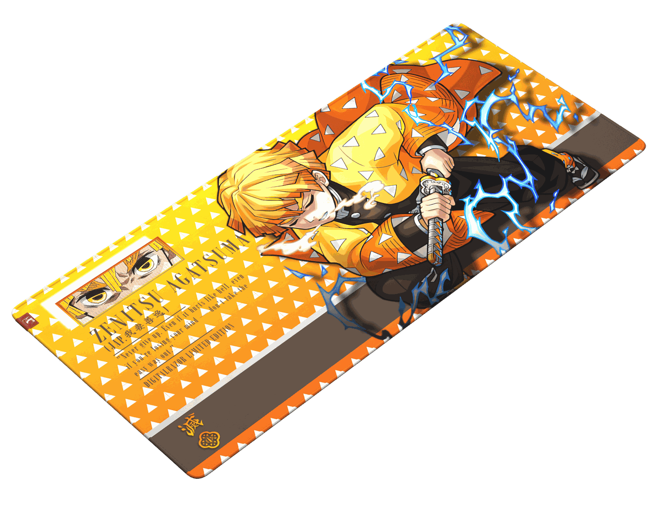 Коврик для мыши DigitalRazor Demon Slayer Zenitsu 90x40 см, фото №1