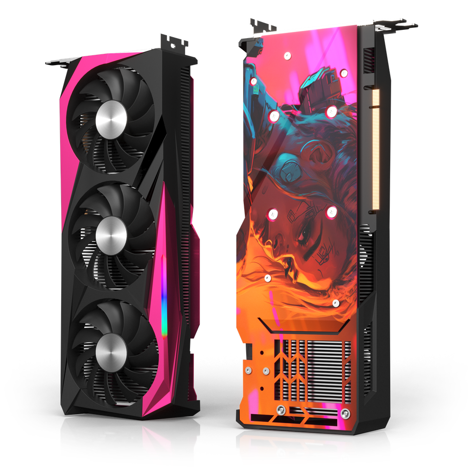 Винилография видеокарты с нанесением