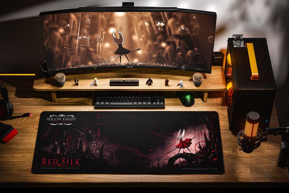 DigitalRazor Hollow Knight Silksong Red Silk 90х40см