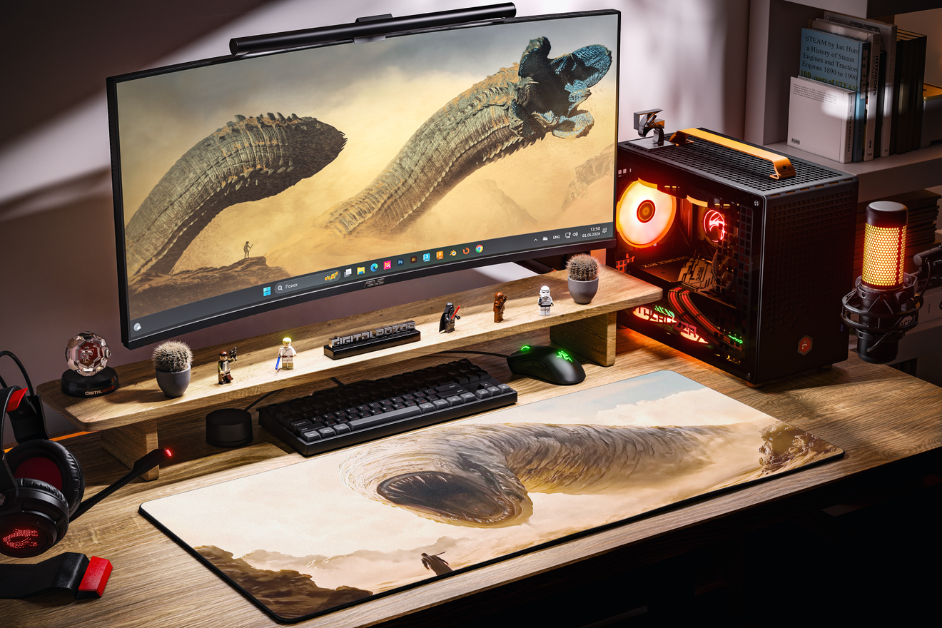 Коврик для мыши DigitalRazor Dune: Awakening Worm 90x40см, фото №4