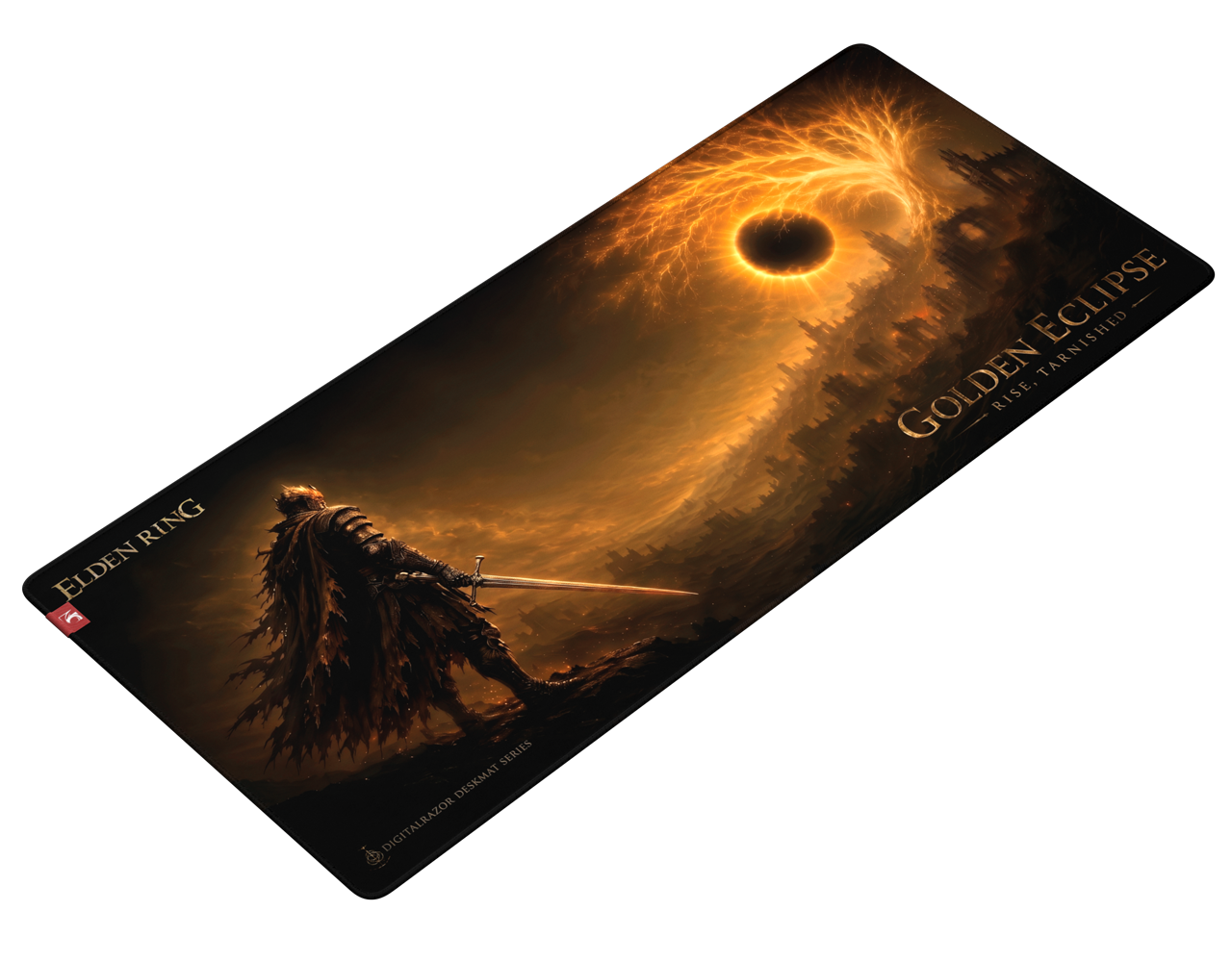 Коврик для мыши DigitalRazor DigitalRazor Elden Ring Golden Eclipse 90х40см, фото №1