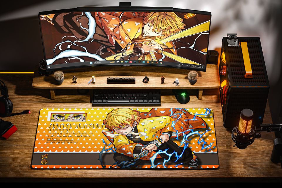 Demon Slayer Zenitsu 90x40 см