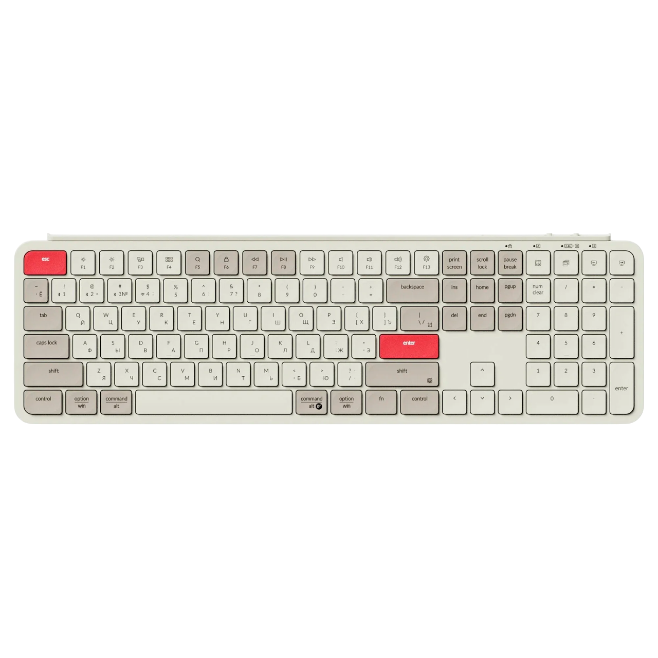 Клавиатура DigitalRazor Keychron B6 Pro Retro Red, фото №1