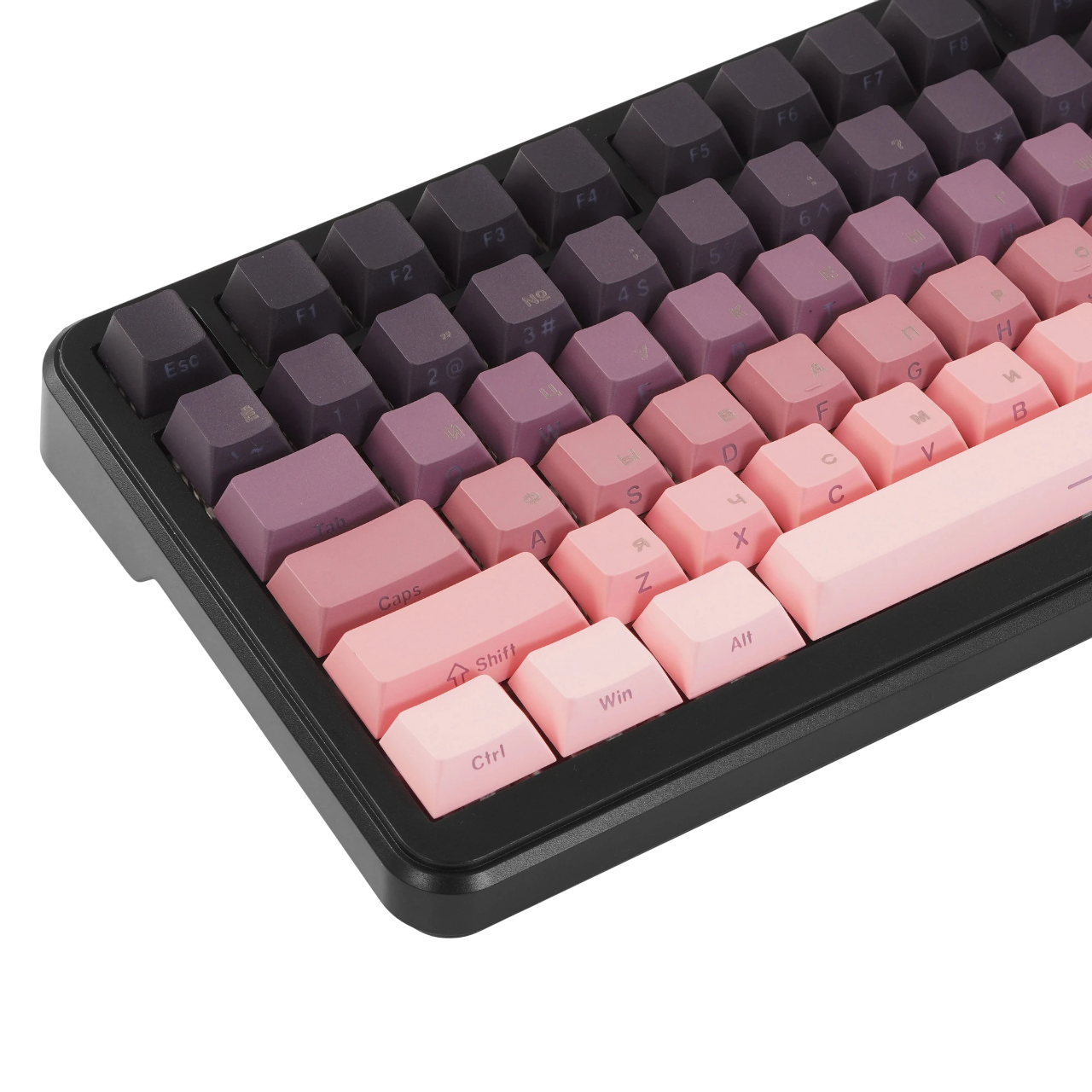 Клавиатура DigitalRazor AJAZZ AK820 MAX Ultra Black-Pink, фото №3