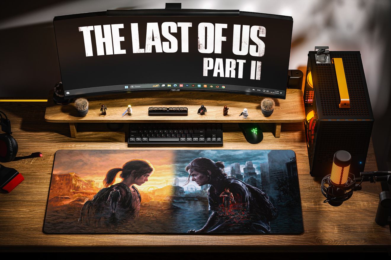 Коврик для мыши DigitalRazor The Last of Us part 2 Ellie 90x40 см, фото №2