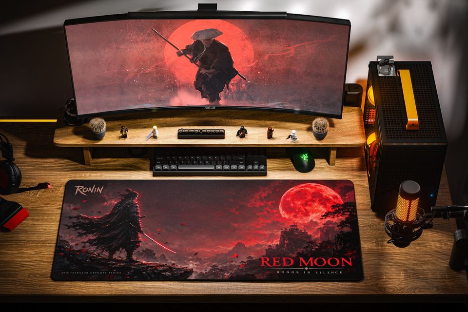 DigitalRazor Ronin Red Moon 90х40см