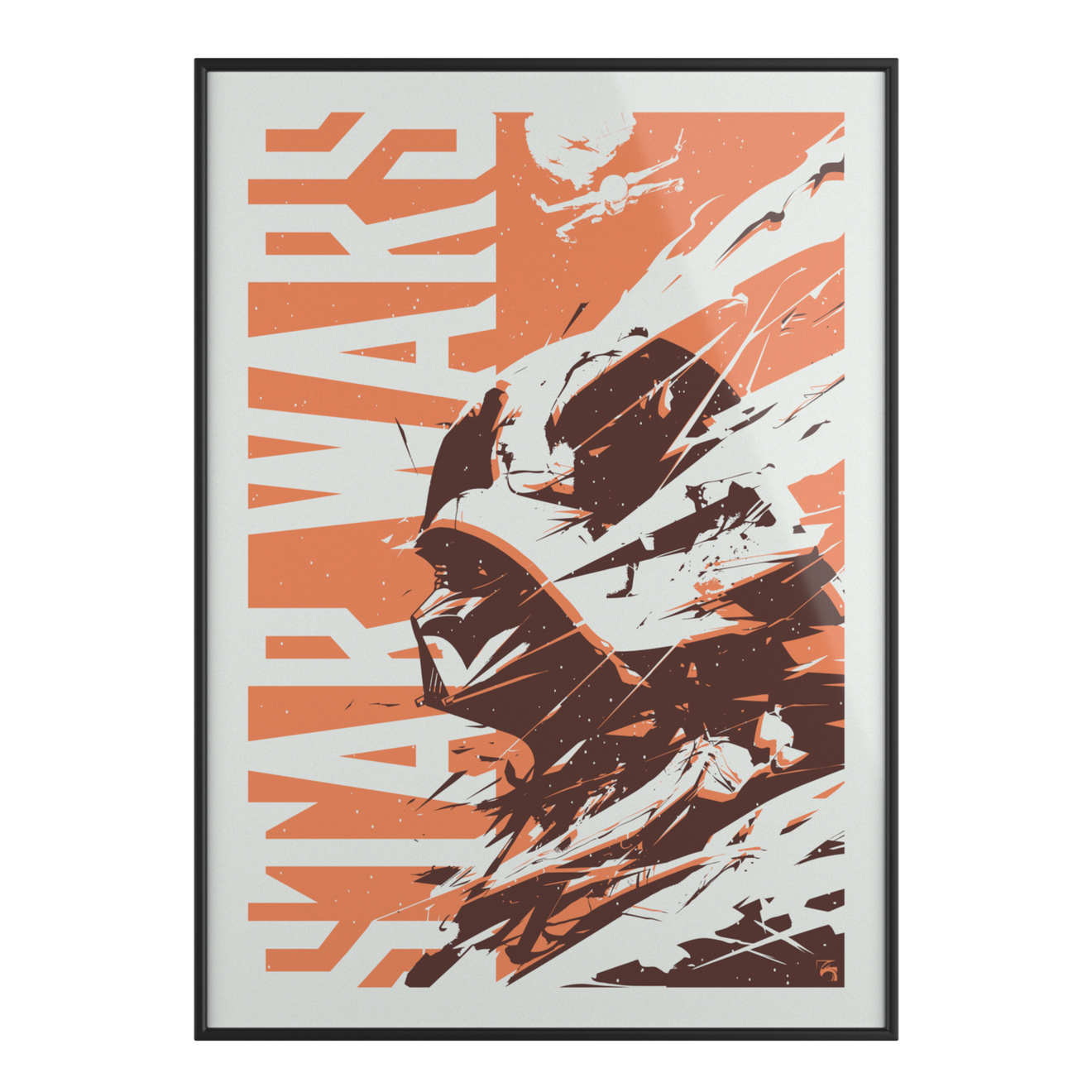 Постер DigitalRazor Vader Orange, фото №1