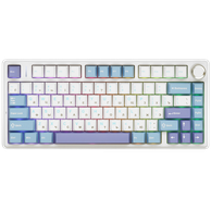 Клавиатура DigitalRazor AULA F75 White-Blue, фото №1