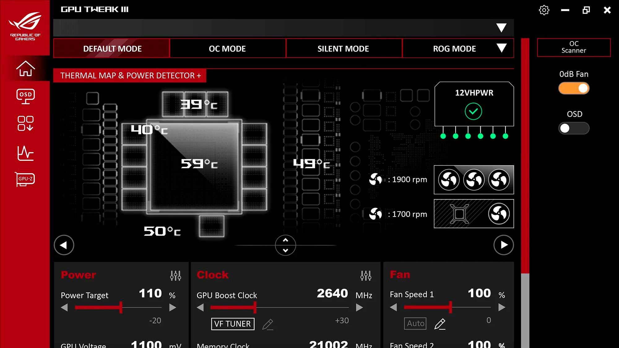 ASUS GPU Tweak