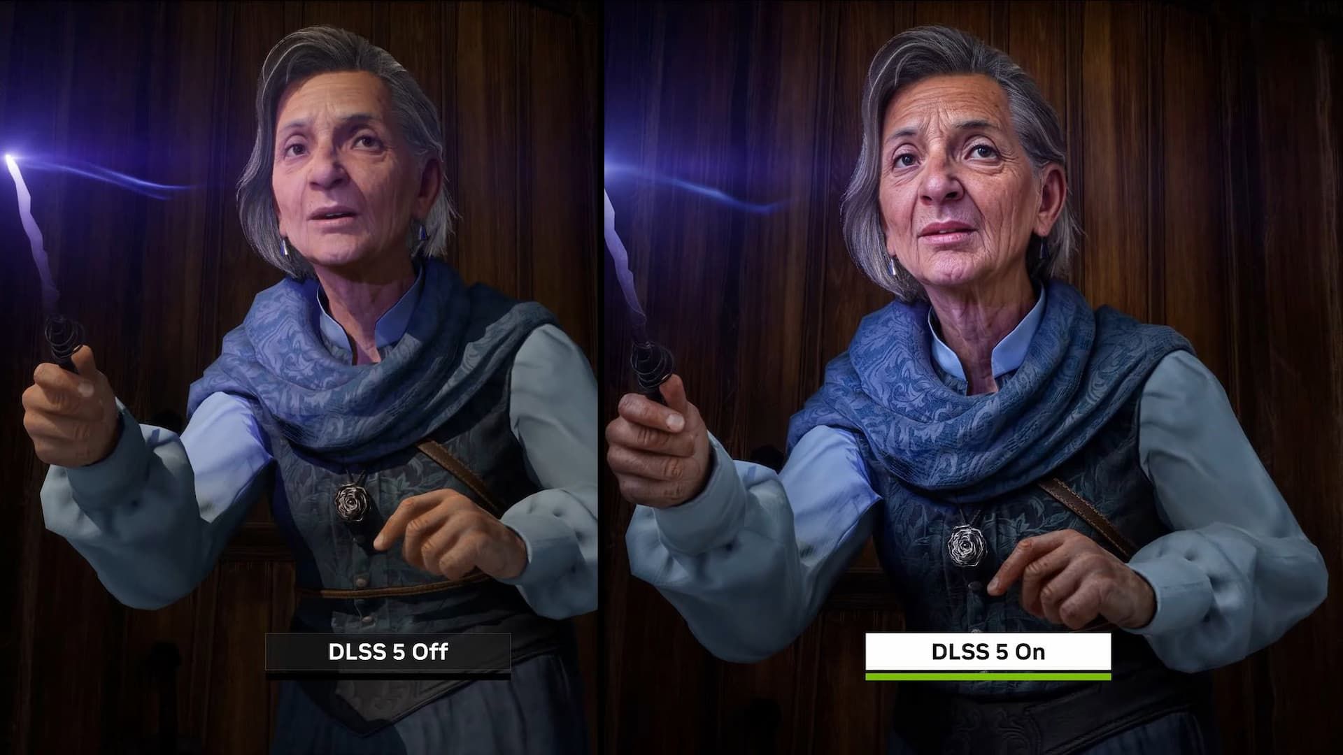 DLSS 5 Hogwarts Legacy
