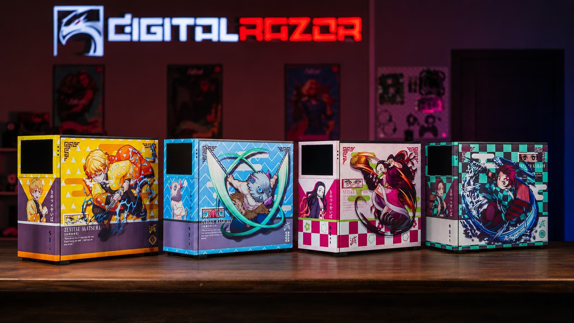 Компьютеры в стиле Demon Slayer