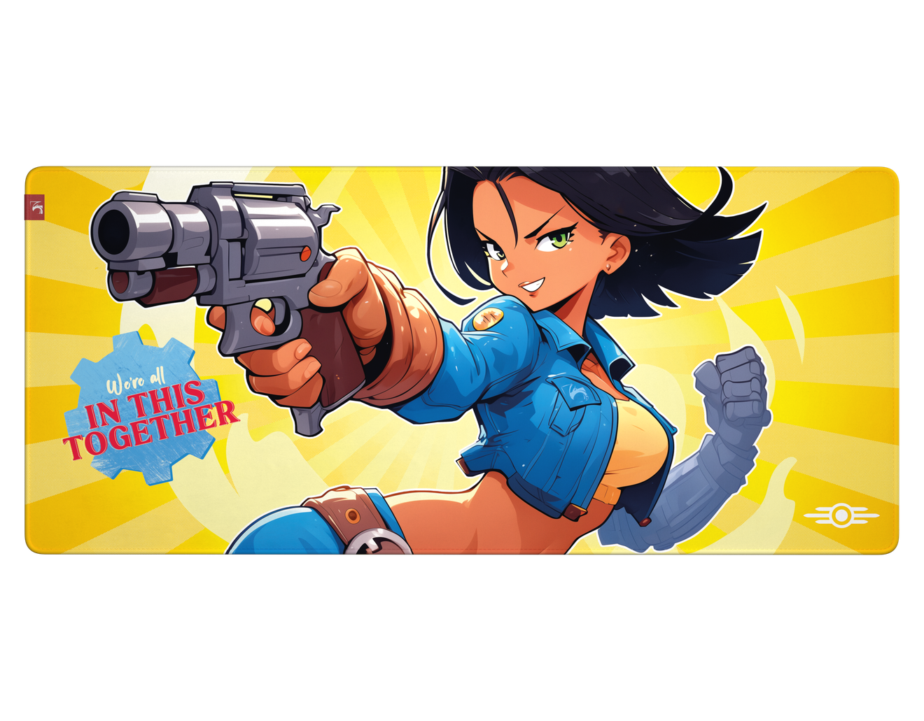 Коврик для мыши DigitalRazor Fallout Girl 90x40см, фото №5