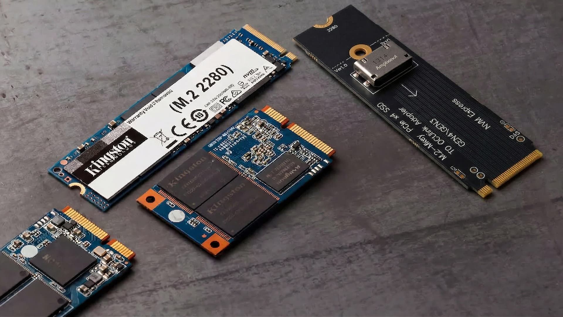 M.2 NVMe SSD, mini PCI-E SSD, M.2 OCuLing адаптер